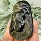 Gold Sheen Obsidian Jesus Crystal Cabochon Wire Jewellery Christian Carving 38g