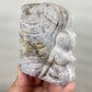 Clear Quartz Angel Fairy Crystal Carving 414g