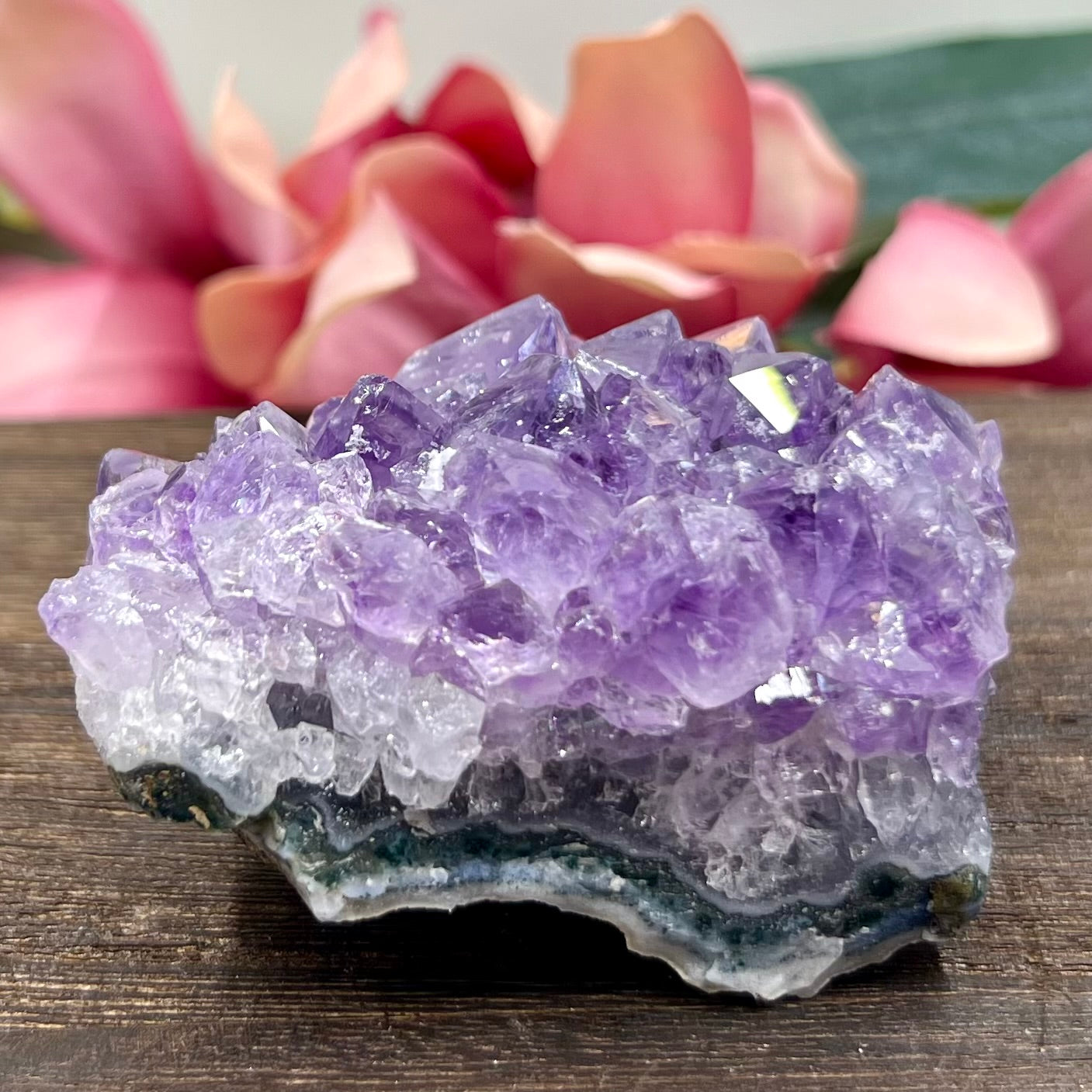 Amethyst Cluster Natural Crystal 156g