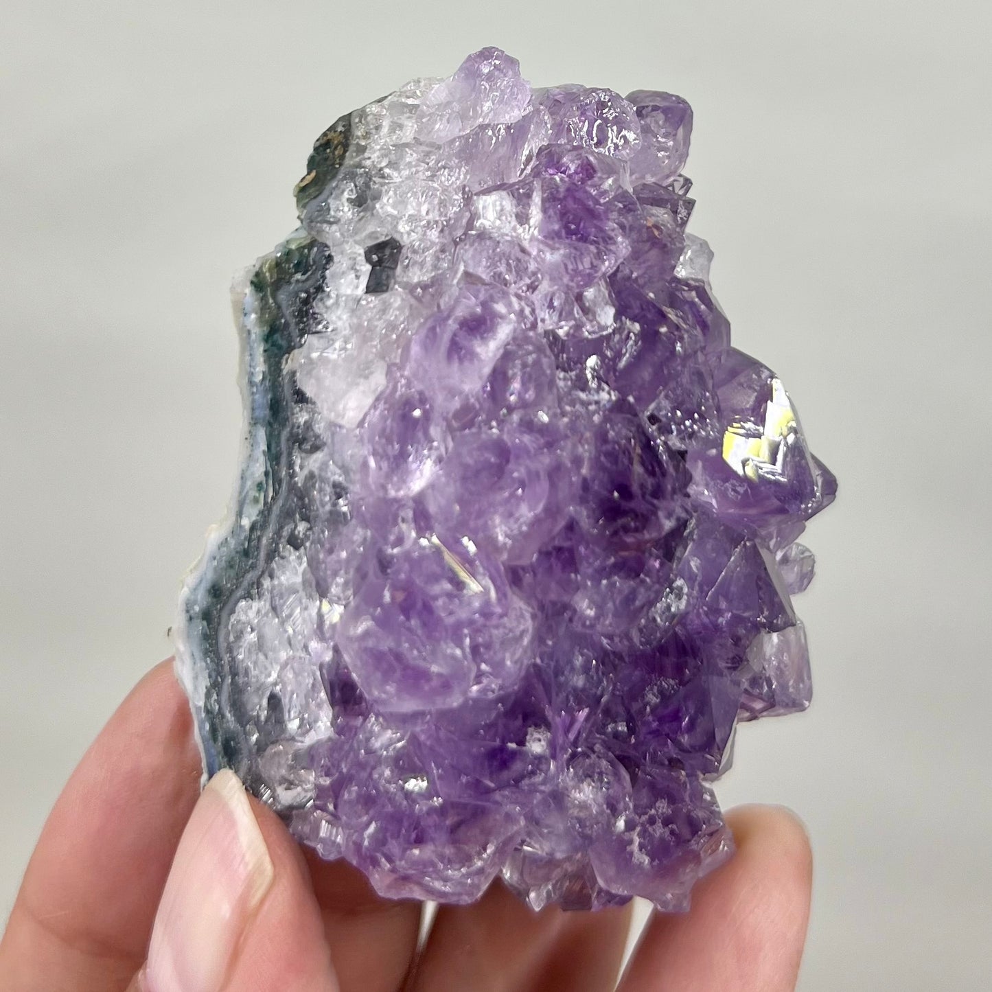 Amethyst Cluster Natural Crystal 156g