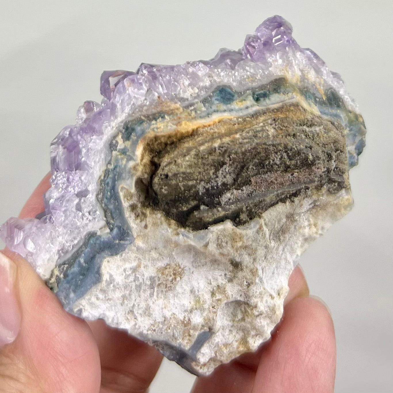 Amethyst Cluster Natural Crystal 156g