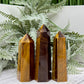 Tigers Eye Points Towers Gemstone Crystal Generators YOU CHOOSE