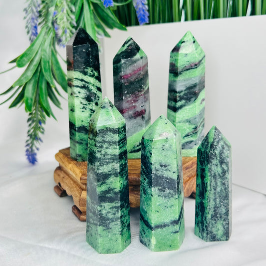 Ruby in Zoisite Points Towers Crystal Generators YOU CHOOSE