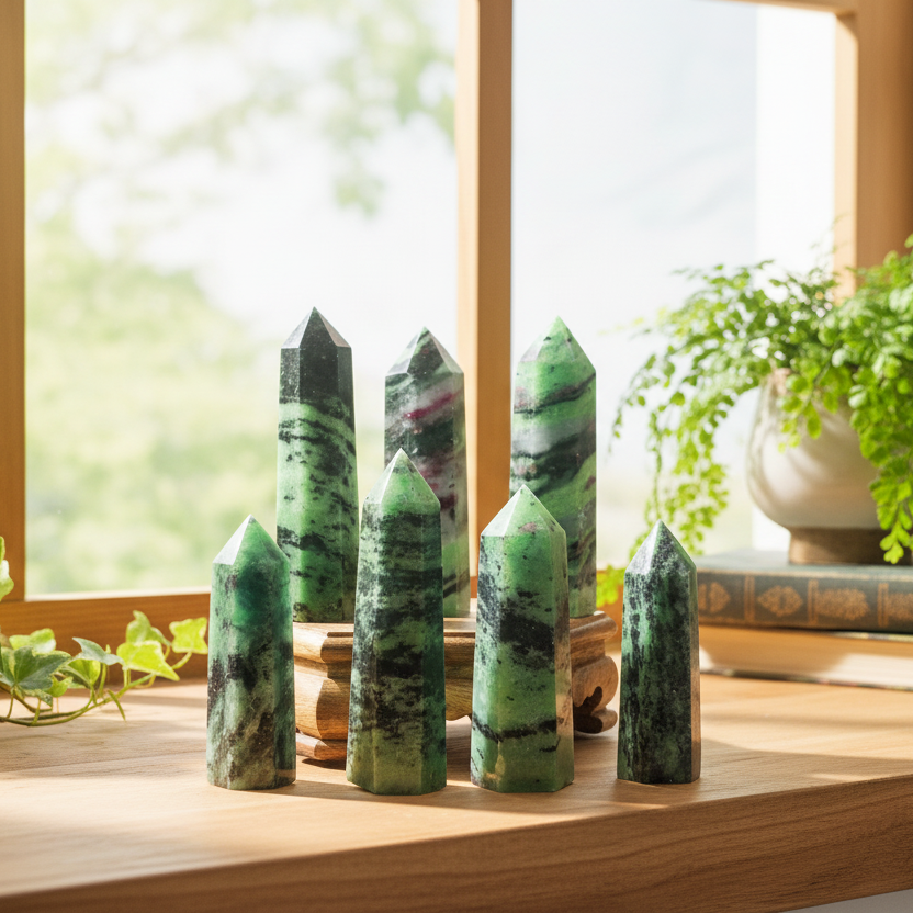Ruby in Zoisite Points Towers Crystal Generators YOU CHOOSE
