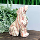Large Dali Jasper Wolf Healing Crystal Carving 254g