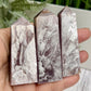 Gem Lepidolite Purple Mica Points Towers Flashy Crystal Generators YOU CHOOSE