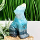 Trolleite Howling Wolf Healing Rare Crystal Animal Carving 250g