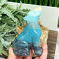 Trolleite Howling Wolf Healing Rare Crystal Animal Carving 250g