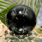 Black Obsidian Sphere Crystal Ball 408g 69mm Diameter