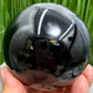 Black Obsidian Sphere Crystal Ball 408g 69mm Diameter
