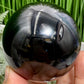 Black Obsidian Sphere Crystal Ball 361g 66mm Diameter