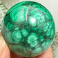 Malachite Sphere High Quality Crystal Ball 135g 41mm Diameter
