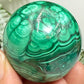 Malachite Sphere High Quality Crystal Ball 135g 41mm Diameter
