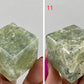 Prehnite with Epidote Cubes Crystal Carving YOU CHOOSE