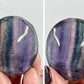 Rainbow Fluorite Palm Stone Crystal Worry Meditation YOU CHOOSE