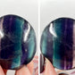 Rainbow Fluorite Palm Stone Crystal Worry Meditation YOU CHOOSE