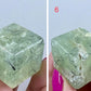 Prehnite with Epidote Cubes Crystal Carving YOU CHOOSE