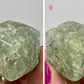 Prehnite with Epidote Cubes Crystal Carving YOU CHOOSE