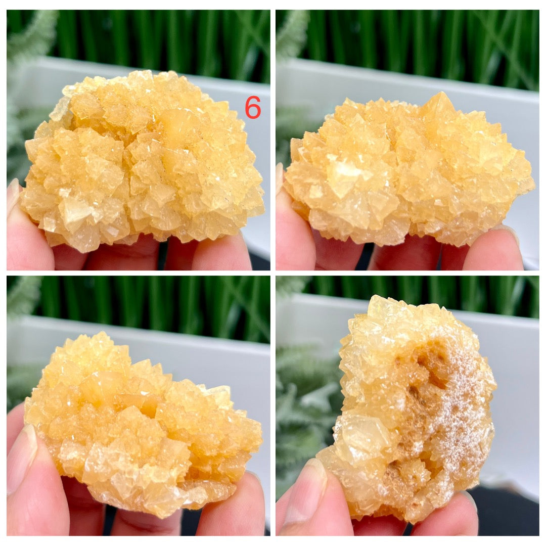 Yellow Calcite Clusters Natual Raw Specimens Crystals YOU CHOOSE