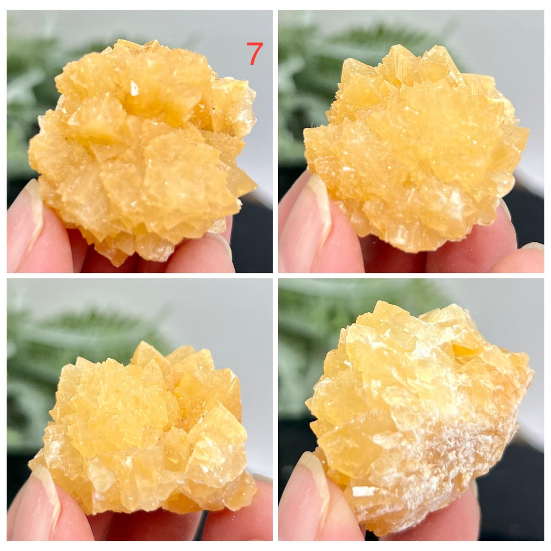 Yellow Calcite Clusters Natual Raw Specimens Crystals YOU CHOOSE