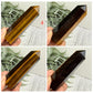Tigers Eye Points Towers Gemstone Crystal Generators YOU CHOOSE