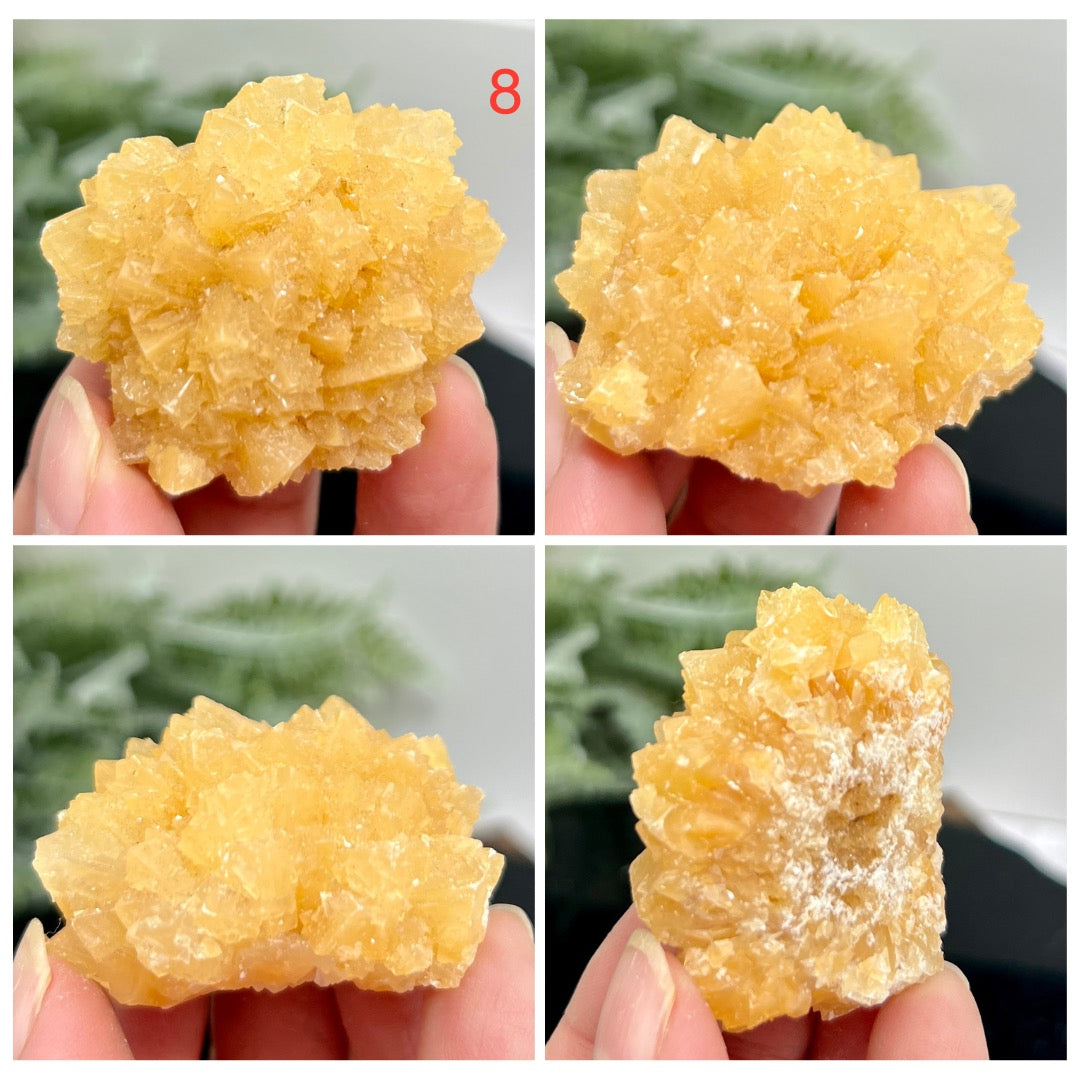 Yellow Calcite Clusters Natual Raw Specimens Crystals YOU CHOOSE