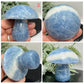 Large Blue Calcite Mushrooms Crystal Carvings YOU CHOOSE