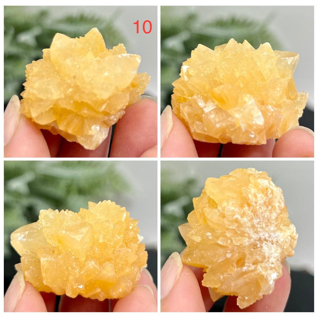 Yellow Calcite Clusters Natual Raw Specimens Crystals YOU CHOOSE