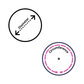 Pink Cotton Candy Druzy Agate Bangle Crystal Jewellery Gemstone 59mm