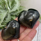 Golden Sheen Obsidian Hearts Crystal Carvings YOU CHOOSE