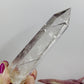 Black Tourmaline in Clear Quartz Tower Crystal Generator 156g 120mm