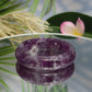 Lepidolite Purple Mica Bangle Wearable Crystal 59mm Diameter
