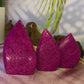 Honeycomb Ruby Flames UV Reactive Crystal Carvings YOU CHOOSE