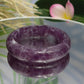 Lepidolite Purple Mica Bangle Wearable Crystal 59mm Diameter