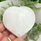 Satin Spar Selenite Heart Large Crystal Carving 286g