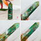 Chrysocolla Malachite Points Towers Crystal Generators YOU CHOOSE