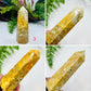 Fossil Coral Jasper Points Towers Crystal Generators YOU CHOOSE
