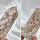 Flower Agate Points Towers Crystal Generators YOU CHOOSE