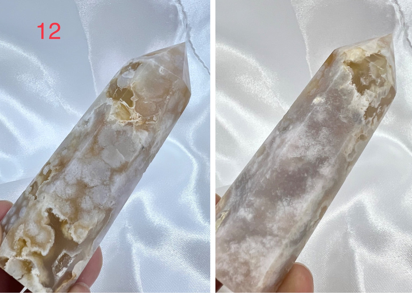 Flower Agate Points Towers Crystal Generators YOU CHOOSE
