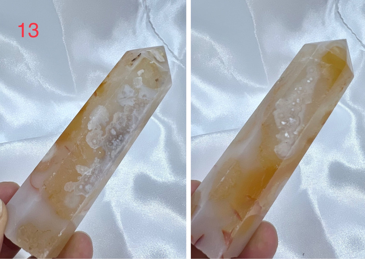 Flower Agate Points Towers Crystal Generators YOU CHOOSE