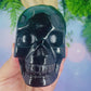 Silver Sheen Obsidian Skull Crystal Skull Carving 713g