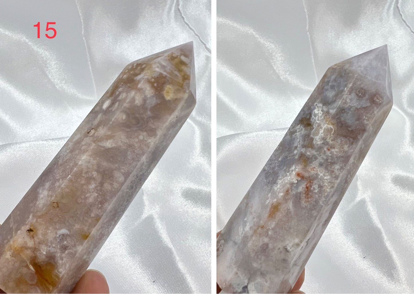 Flower Agate Points Towers Crystal Generators YOU CHOOSE