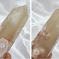 Flower Agate Points Towers Crystal Generators YOU CHOOSE