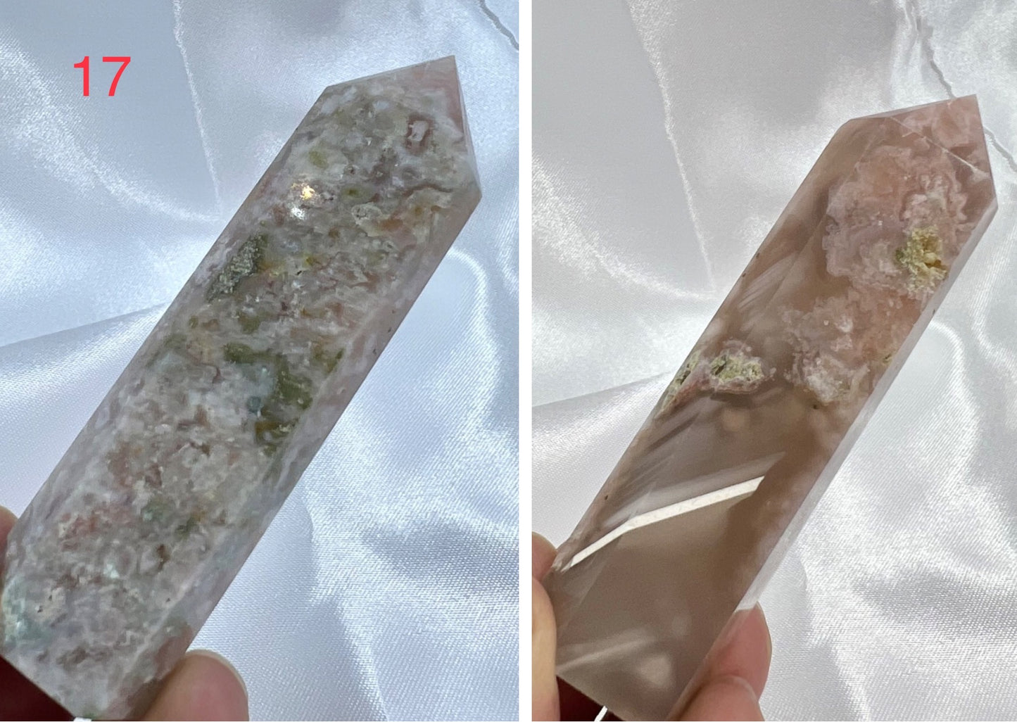 Flower Agate Points Towers Crystal Generators YOU CHOOSE