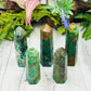 Chrysocolla Malachite Points Towers Crystal Generators YOU CHOOSE