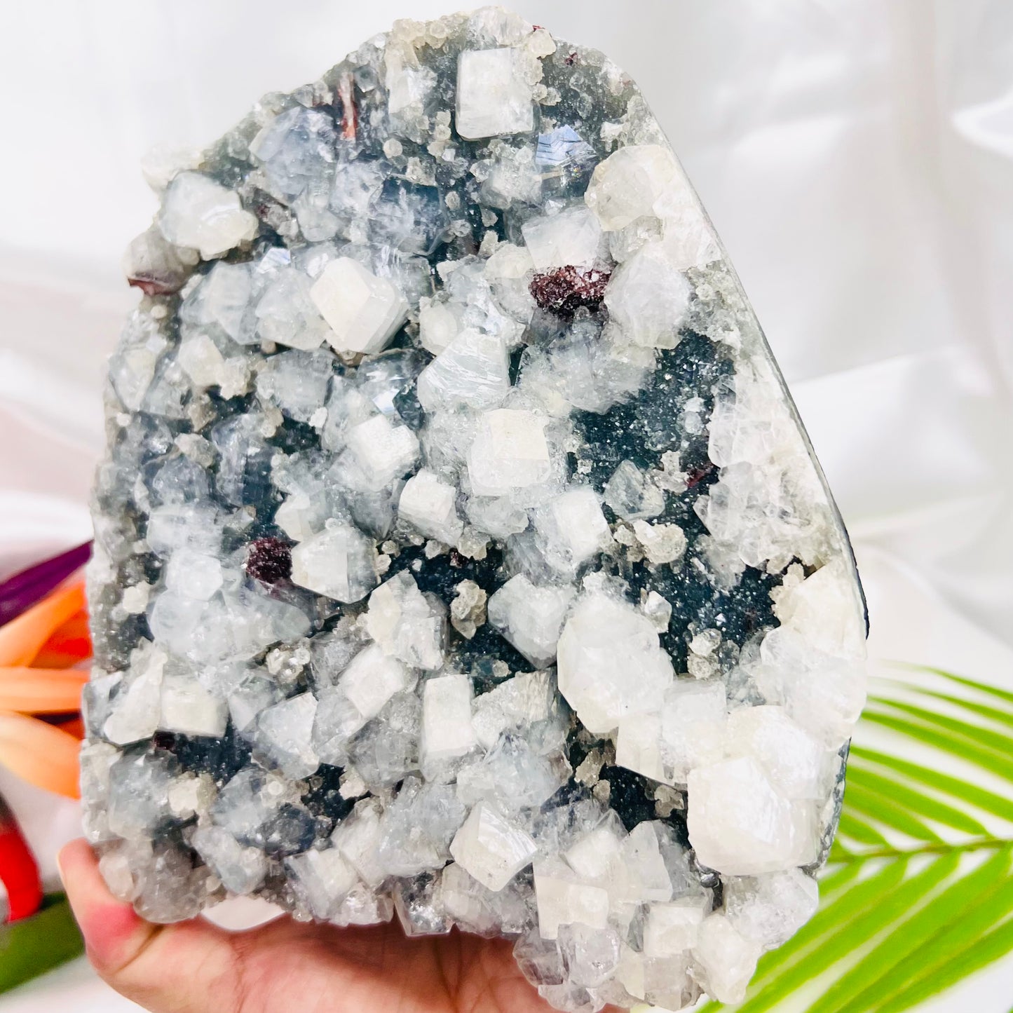 Large Apophyllite Cluster Specimen 2437g