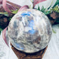 Large Moonstone Sunstone Sphere Crystal 2917g 129mm