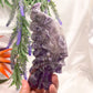 Chevron Dream Amethyst Butterfly Wings with Stand Crystal Carving