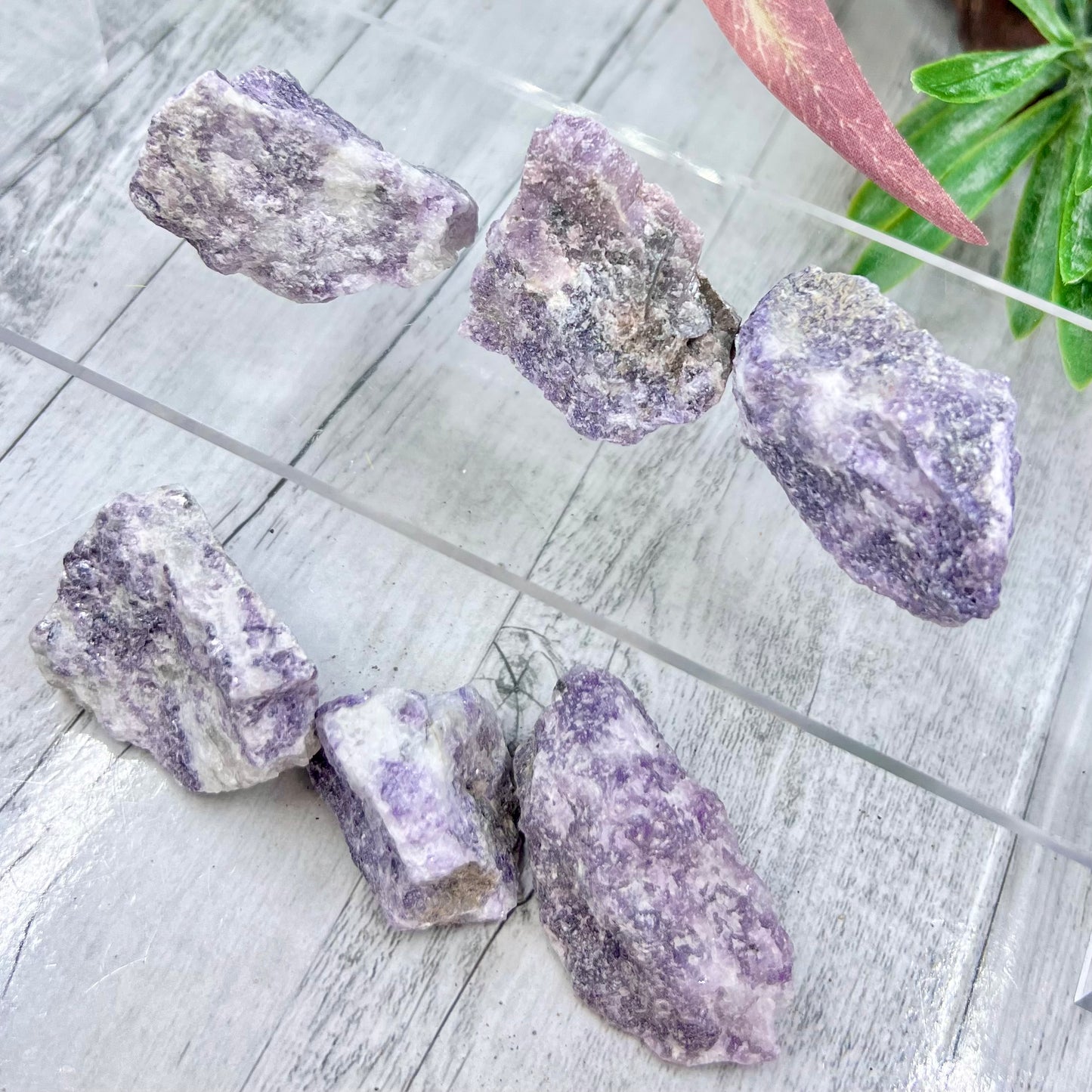 Lepidolite Purple Mica Raw Specimens Natural Crystal 400g