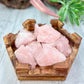 Rose Quartz Raw Chunks Specimens Natural Crystal 250g